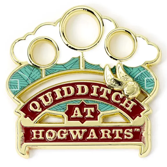 Harry Potter Kviddics a Roxfortban – Interaktív Aranycikesz Kitűző
