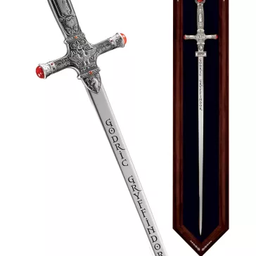 Harry Potter - Griffendél Godrik kard replika falitartóval (86 cm)