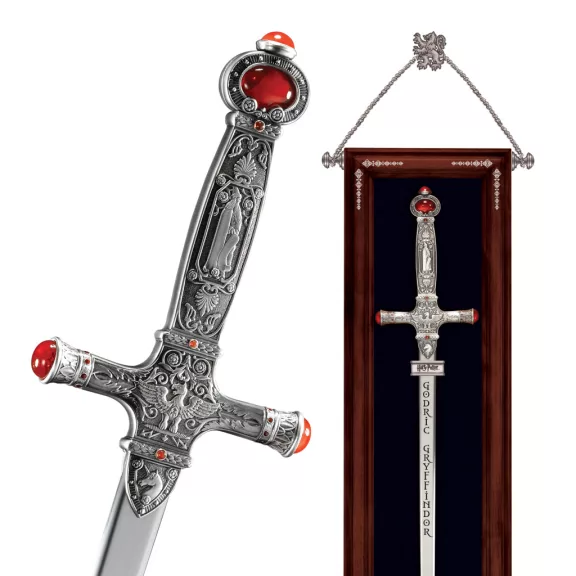 Harry Potter - Griffendél Godrik kard replika falitartóval (86 cm) Harry Potter - Griffendél Godrik kard replika falitartóval (86 cm)