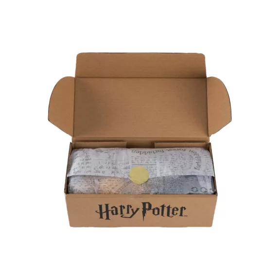 Harry Potter - Hugrabug mintás zokni és ujjatlan kesztyű kötőkészlet szett Harry Potter - Hugrabug mintás zokni és ujjatlan kesztyű kötőkészlet szett