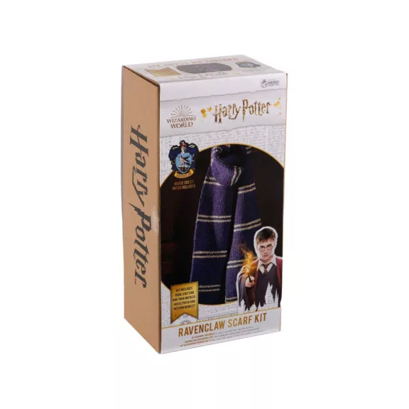 Harry Potter - Hollóhát mintás sál készítő kötőkészlet szett Harry Potter - Hollóhát mintás sál készítő kötőkészlet szett